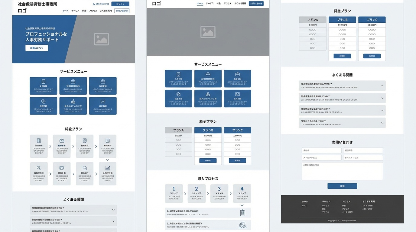 事務所E - 社労士事務所のサイト制作事例